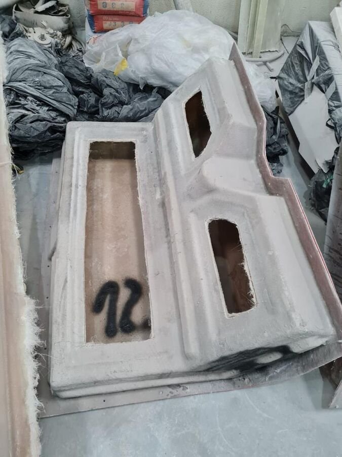 Molde de console e mobiliário náutico
